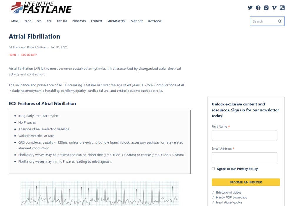 Life in the Fast Lane